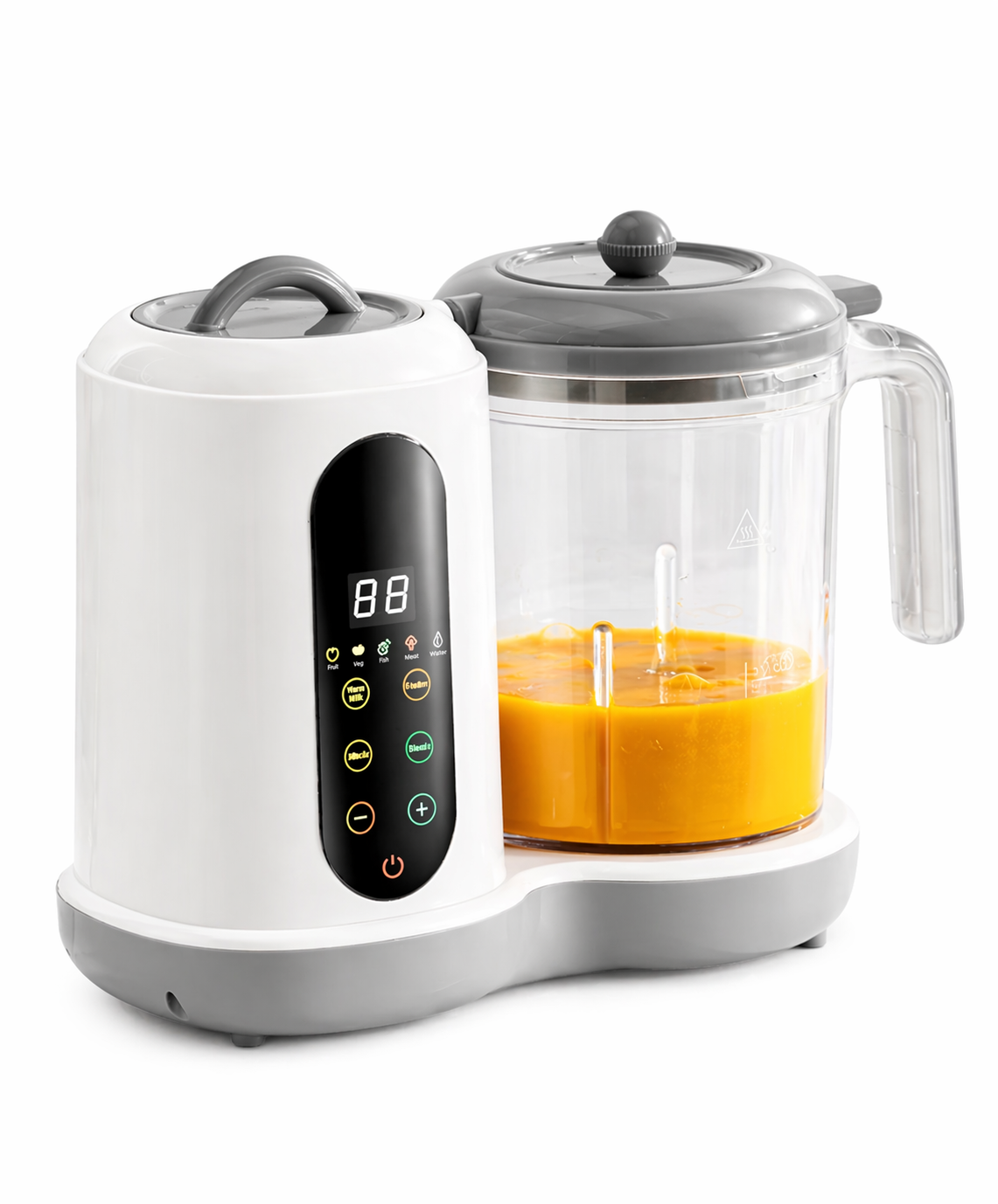 Robot Cuiseur Bébé 4-en-1 - Cuisson Vapeur, Mixage, Réchauffage, Cuve Inox, Écran Tactile