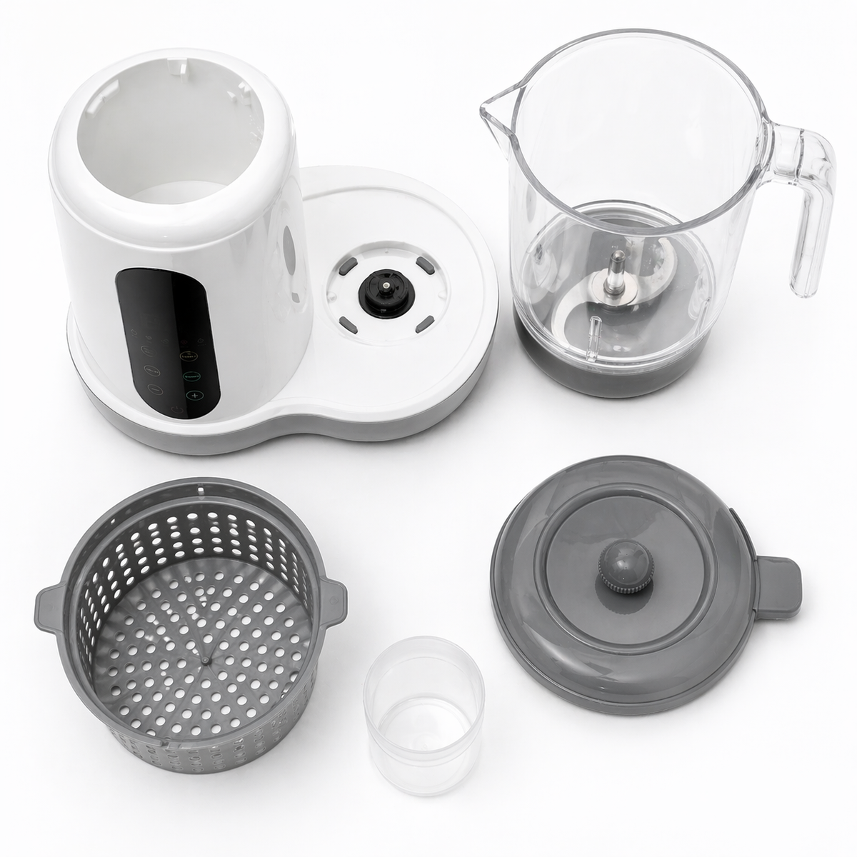 Robot Cuiseur Bébé 4-en-1 - Cuisson Vapeur, Mixage, Réchauffage, Cuve Inox, Écran Tactile